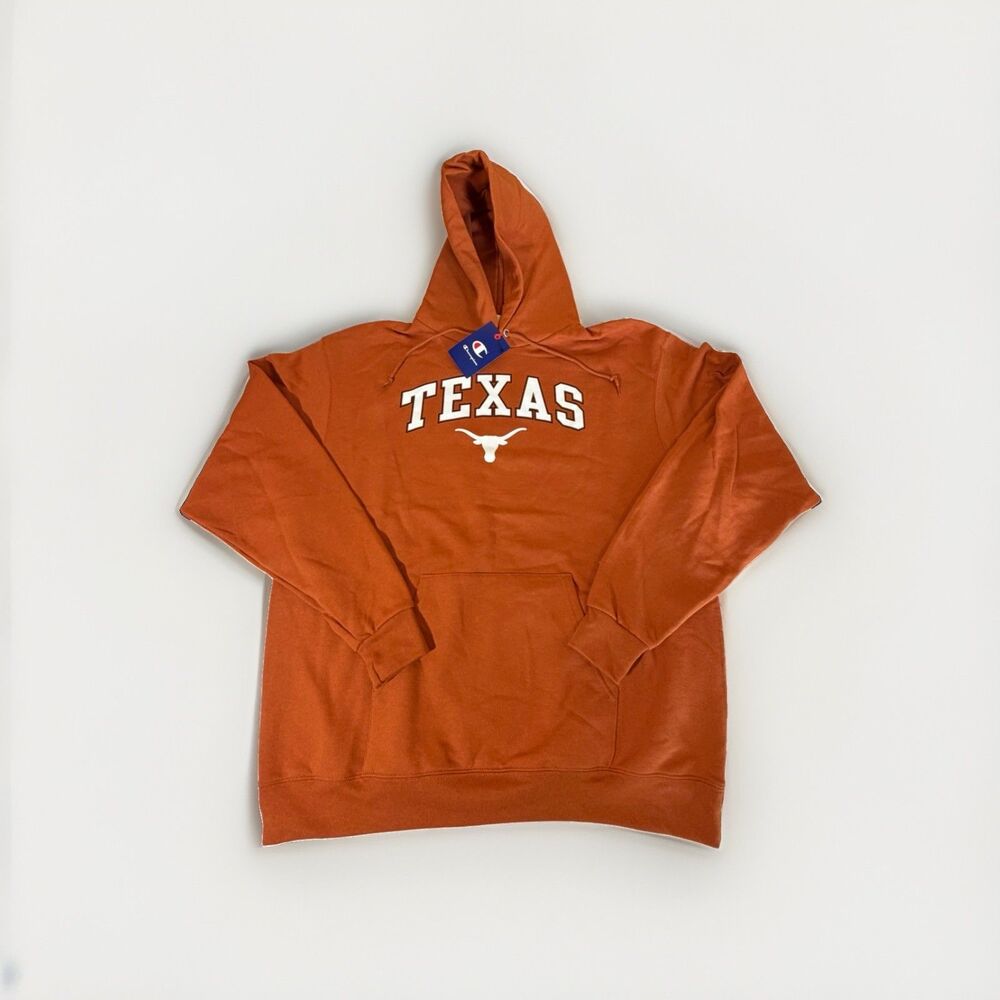 Champion Texas Longhorns Hoodie NWT Burnt Orange XL Pullover Sweatshirt